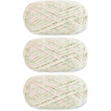 3Pack 300g Velvet Yarn for Crochet & Knitting – Plush, Fuzzy, Chunky, Lustrous Blanket Yarn