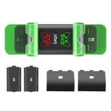 Stazione di ricarica doppia a LED per controller Xbox Series S/X