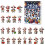 Kerstadventskalender met 24 deurtjes 1