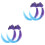 40Pièces Extensions Clip Longs Naturels Violet 3