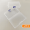 5pcs Transparent Lockable Empty Box, Rectangular Plastic Storage Box, PP Packaging Parts Box, Stationery Storage Box With Lid 1