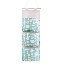 Sac de rangement suspendu Xqxayjr – Organisateur de porte multicouche en tissu pour téléphone, clés, courrier – Compatible avec les portes et
