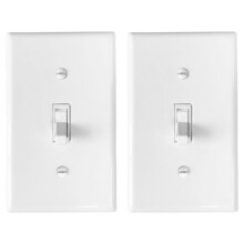 4-delad vit PC-vippabrytarpanel
