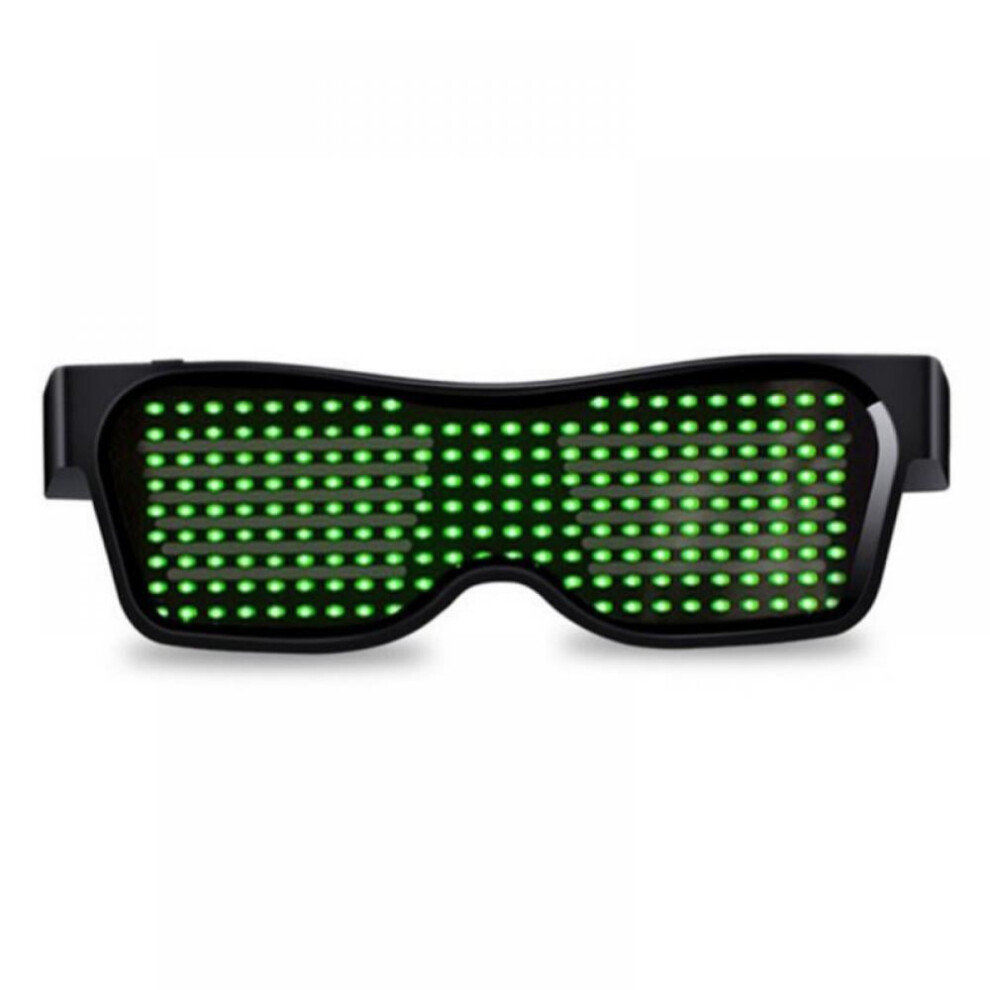 Customizable Bluetooth Led Party Glasses With App Control, Usb Charging & Eye Protection Â Compatible With Ios/Android 9557311324277