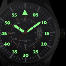 Military Men Stainless Steel Luminous Dial Date Display Luxury Sport Wrist Watch
