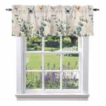 Groene eucalyptus vlinder volant 54x18 inch, polyester