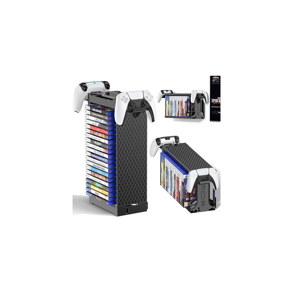 Game Storage Tower For Ps5 Ps4 Switch Xbox Â 20-Count 9450273246413