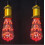 2-pack Vintage Edison LED-lampor E27 3W2700K 1