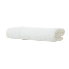 Serviette de bain en pur coton 70 x 140 cm, très absorbante, blanche – Convient pour la salle de bain, la salle de sport et l'hôtel.