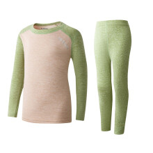 Kids thermal base layer set green 9 years