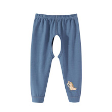 Baby open-crotch pants elastic waist loose fit