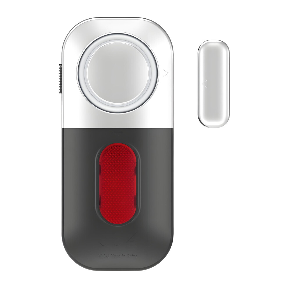 Abs Door Security Sensor, Peel & Stick, Fast Install, For Renters & Travel Â 0.38X0.17x7.87 In, Silver 9557311326431