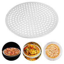 10-tommers perforert pizzapanne i non-stick aluminium