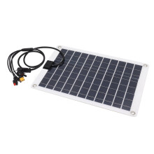 50W Portable Solar Panel Charger, XT60, DC8mm, 5.5mm Connectors For Laptops Camping