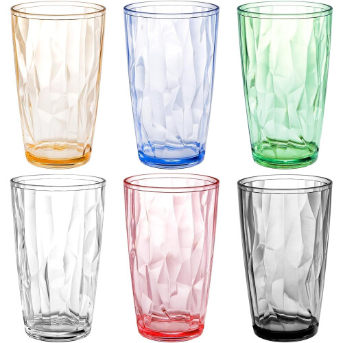 Επαναχρησιμοποιήσιμα πλαστικά ποτήρια 16oz σετ των 6
