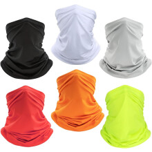 6PCS Neck Gaiter Bandana Face Mask Cooling Mask Face Cover for Men Women
