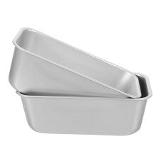 2-pak aluminiowych prostokątnych foremek do pieczenia chleba
