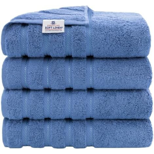 Ensemble de 6 serviettes en coton turc 600 g/m²