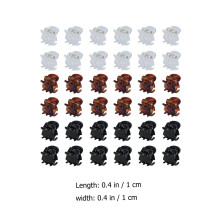 36 stuks kleine haarclips met klauwtjes, haarstylingtools voor baby's en meisjes.