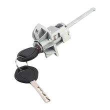 Cilindro de fechadura da porta dianteira esquerda, conjunto de metal automotivo, compatível com...