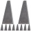 50Pièces Coin De Fixation Pour Manche De Hache Acier Carbone Robuste 8
