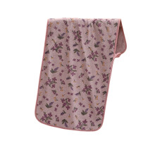 Serviette pour les mains en polaire corail imprimée, 35 x 75 cm, motif floral, absorbante, pour le visage et les mains, décoration pour salle de
