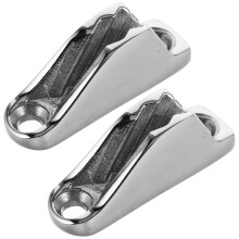 gan bhrandáil2pcs Cleat Caiac Clam Cleat Cleats Bád Cruach Dhosmálta Rópa Bád Clam Cleat Teanntán Cleats Rópa Teanntáin Jam Grip Crua-earraí