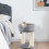Cat tree cat scratching post with soft seat sisal tower for cats gray 1