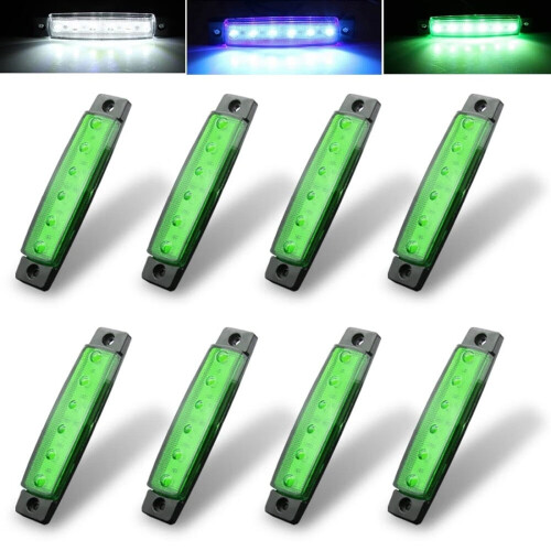 8 τεμάχια φώτα LED Rock, φώτα λωρίδας, φώτα τροχού, φώτα LED Underglow για φορτηγά, αμαξίδιο