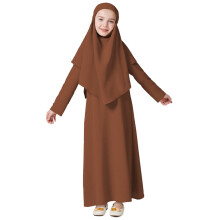 Robe pour fille préadolescente style bohème manches longues hijab de prière abaya pour enfants robe décontractée pour petite fille de 5 à 6 ans
