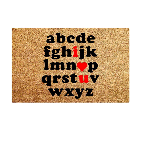 Heart-Shaped Doormat 40x60cm Soft Non-Slip