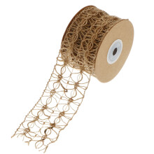 Ribbon Rope Burlap Craft Diy Gift Packing Jute Twine Linen Brown Roll Crafts Wired Webbing Thin Manual String Natural