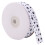 Geribbelde polyester band met sterrenprint, 5 cm 1