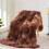 Plaid en flanelle de velours, microfibre polyester, 127 x 152 cm 1