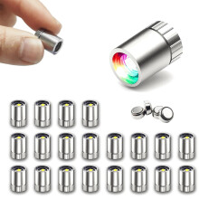 Miniluces LED, 20 unidades para casas de muñecas y manualidades, pilas incluidas, decoración miniatura colorida para manualidades (compatible con