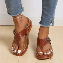 Sandalias de cuña para mujer, sandalias ortopédicas para mujer, chanclas, sandalias de playa, zapatos cómodos con suelas ergonómicas, regalos