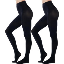 Meia-calça feminina 80D ultramacia e opaca, cintura alta, cor sólida, com pé, disponível em 29 cores.