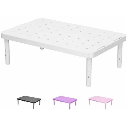 Support réglable pour écran d'ordinateur, blanc PTT001-W
