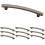 Pierce cabinet handles heirloom silver 10-pack 5-1/16 inch 1