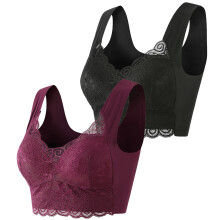 Tot 50% korting op bralettes voor dames, sexy mode, kanten bh met effen bandjes, wikkelbh, plus size bh, ondergoed, alledaagse basic slaapbh.
