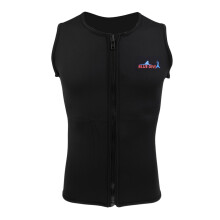 Traje de neopreno negro de 2 mm para hombre, con cremallera frontal, ideal para buceo, surf y natación (talla XXL).