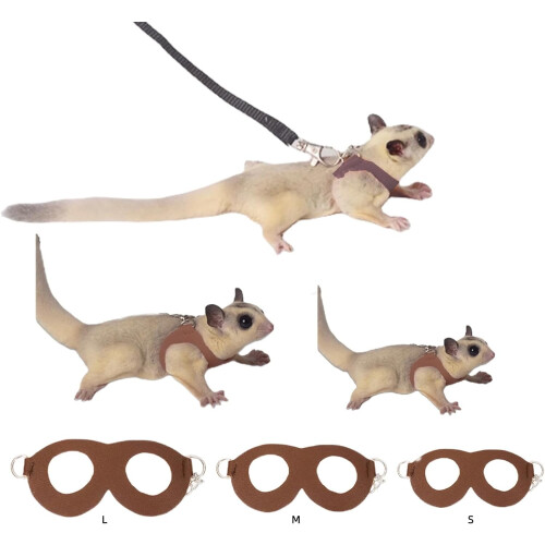 Σετ λουριών Sugar Gliders (3 τεμάχια), ρυθμιζόμενο γιλέκο και σχοινιά έλξης για μικρά
