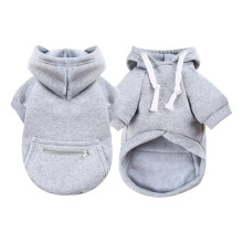 Hondenhoodie met zak - Warme trui voor de herfst en winter - Puppykleding voor honden, reutjes, teefjes, Yorkies, Chihuahuas - Huisdierkattentrui,