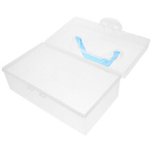 Caja de almacenamiento de mahjong de plástico transparente de gran capacidad