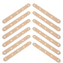 250Stk Wickhalter Holz, Gelb, Für Selbstgemachte Duftkerzen 5-
