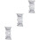 3Pièces Filet Élastique Pliable Noir Multi-Couches Pour 5