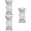 3Pièces Filet Élastique Pliable Noir Multi-Couches Pour 7