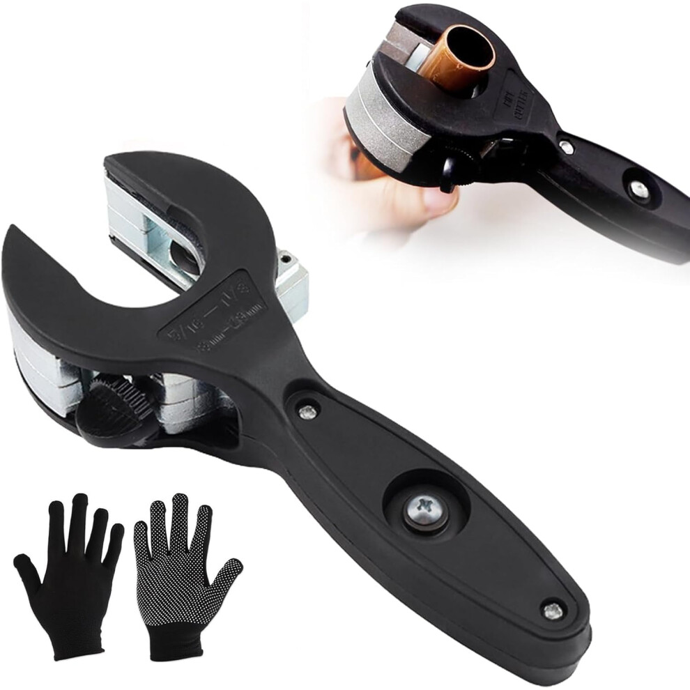 Ratcheting Tubing Cutter 1/4" To 7/8" Â 2-In-1 Close Quarters Compact Tube Cutter For Pvc, Ppr, Plastic Hoses, Copper & Soft Metal Pipes 9110895739297