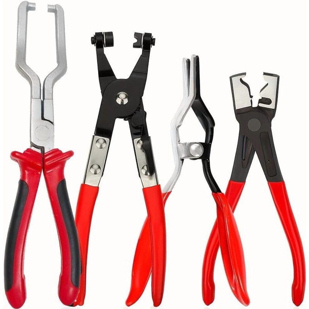 6-Piece Hose Clamp Kit With Fuel Line Pliers 9104899452986
