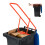 Compacteur de déchets rouge pour la poubelle 1